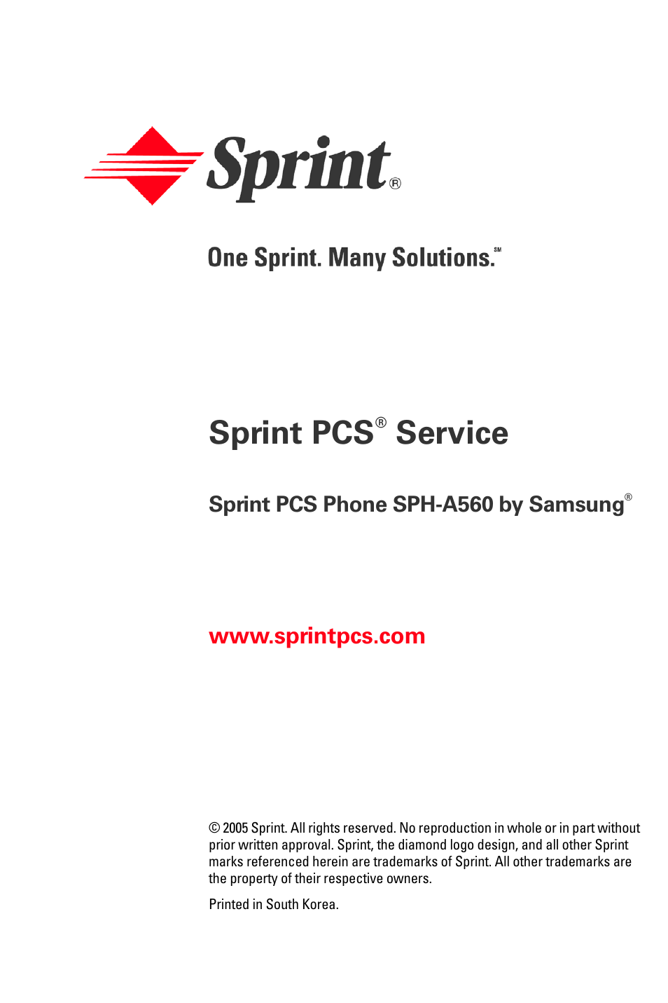 Samsung SPH-A560ABSXAR User Manual | 189 pages