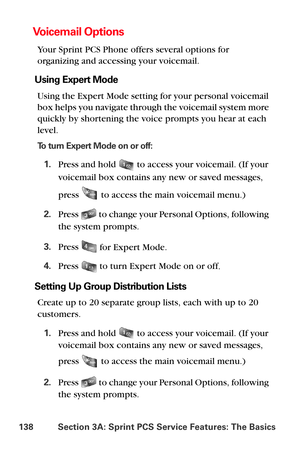 Voicemail options | Samsung SPH-A560ABSXAR User Manual | Page 148 / 189