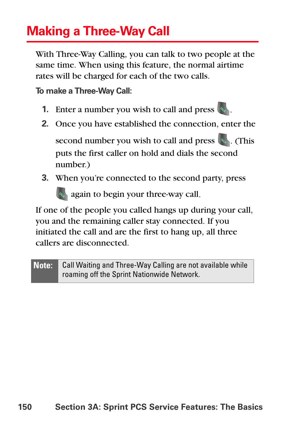 Making a three-way call | Samsung SPH-A560ABSXAR User Manual | Page 160 / 189