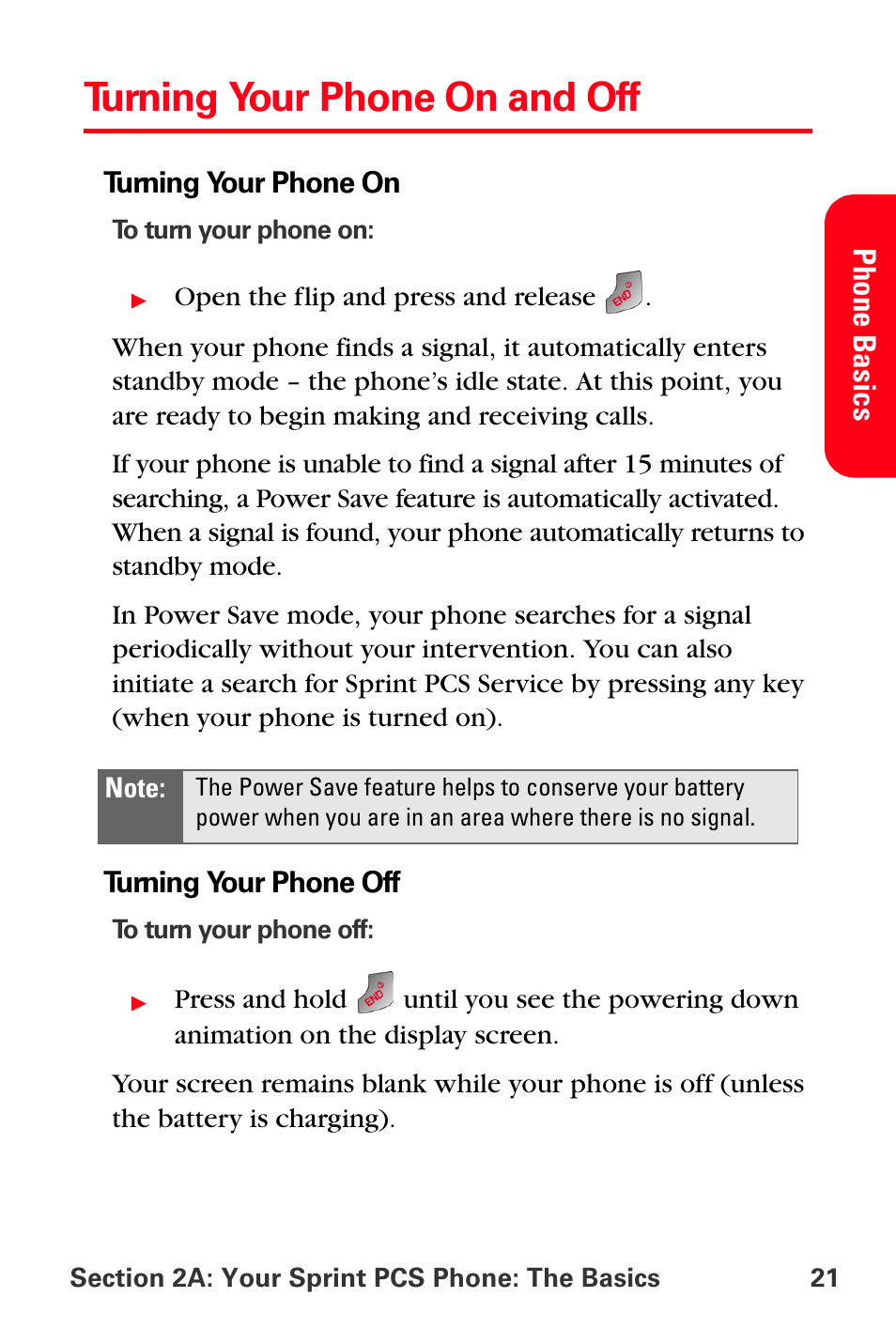 Turning your phone on and off | Samsung SPH-A560ABSXAR User Manual | Page 31 / 189