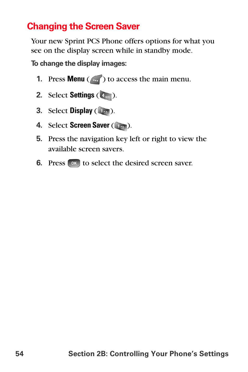 Changing the screen saver | Samsung SPH-A560ABSXAR User Manual | Page 64 / 189