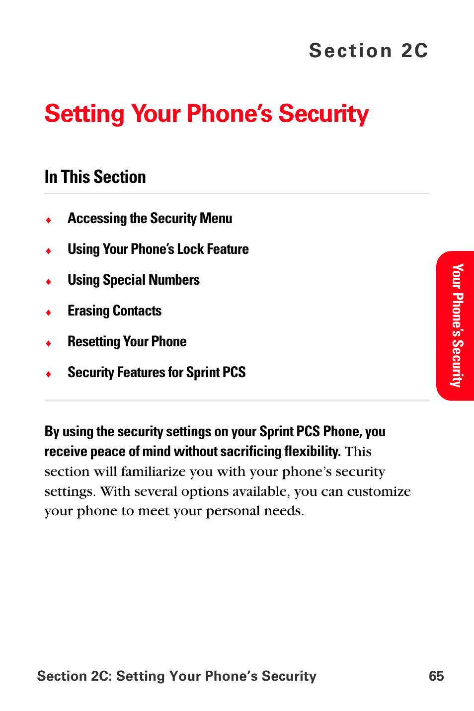 Setting your phone’s security, 2c. setting your phone’s security | Samsung SPH-A560ABSXAR User Manual | Page 75 / 189