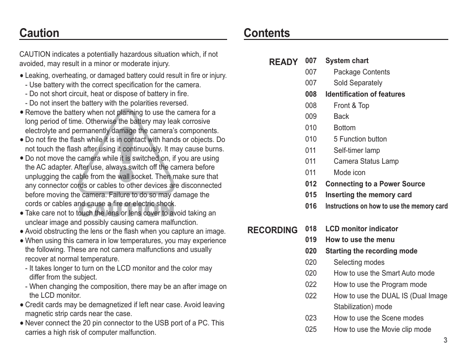 Samsung EC-SL630ZBPSUS User Manual | Page 4 / 103