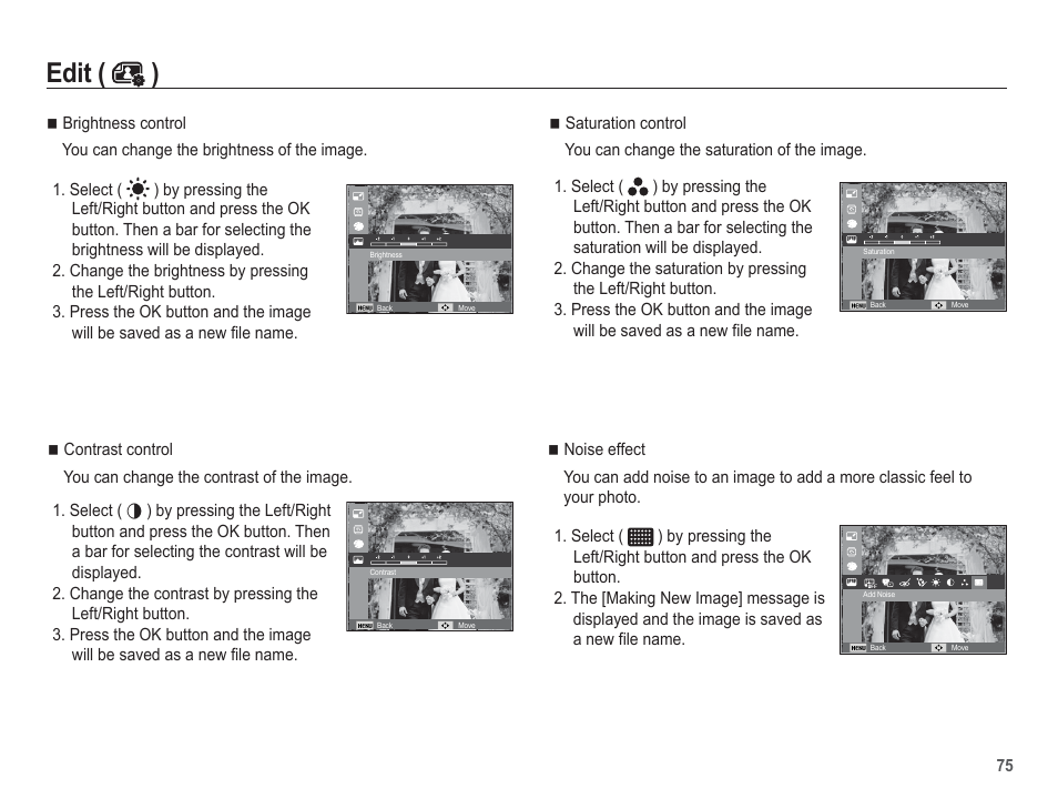 Edit ( ) | Samsung EC-SL630ZBPSUS User Manual | Page 76 / 103