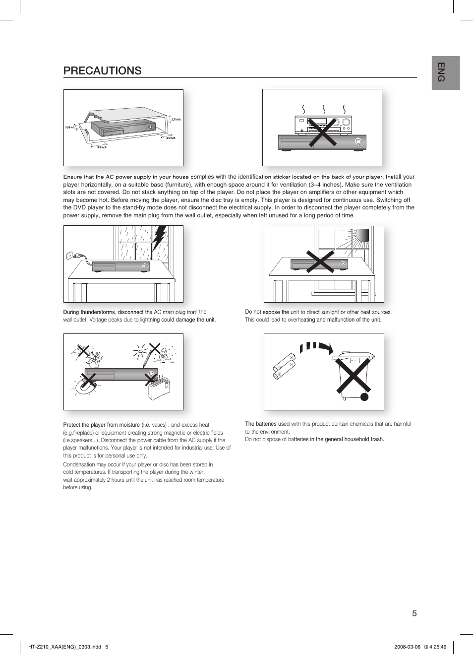Samsung HT-Z210T-XAA User Manual | Page 6 / 63
