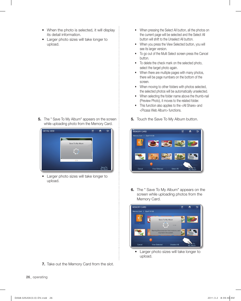 Samsung RF4289HARS-XAA User Manual | Page 26 / 86