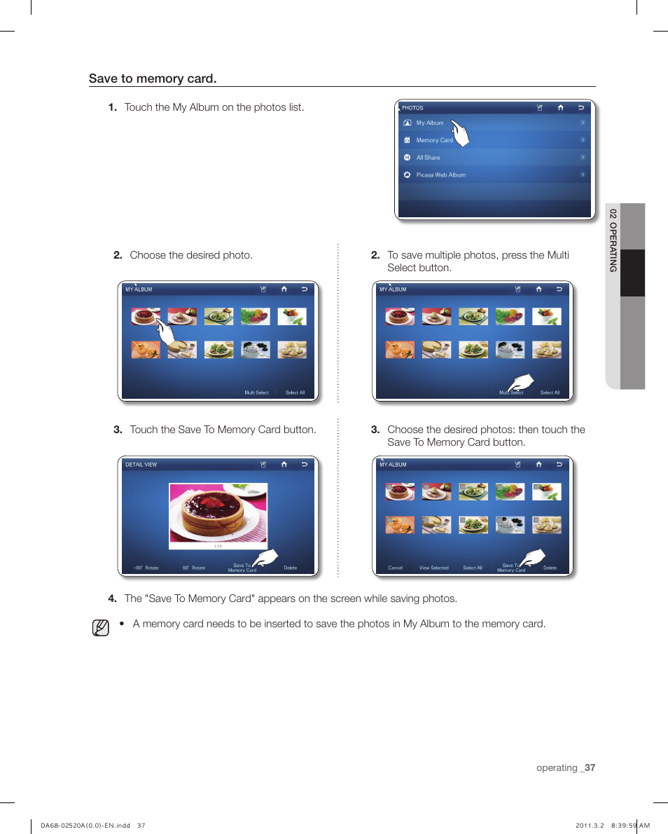 Samsung RF4289HARS-XAA User Manual | Page 37 / 86