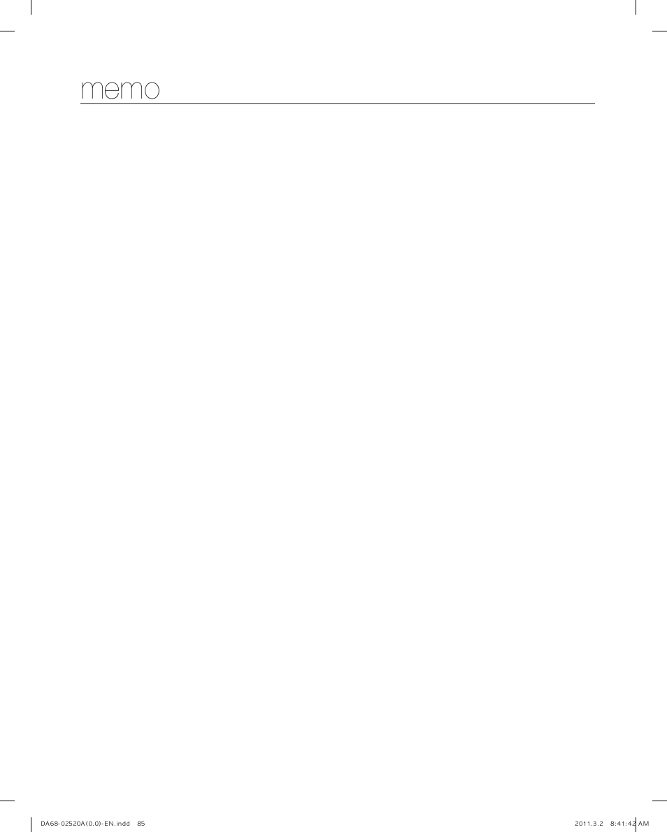 Samsung RF4289HARS-XAA User Manual | Page 85 / 86