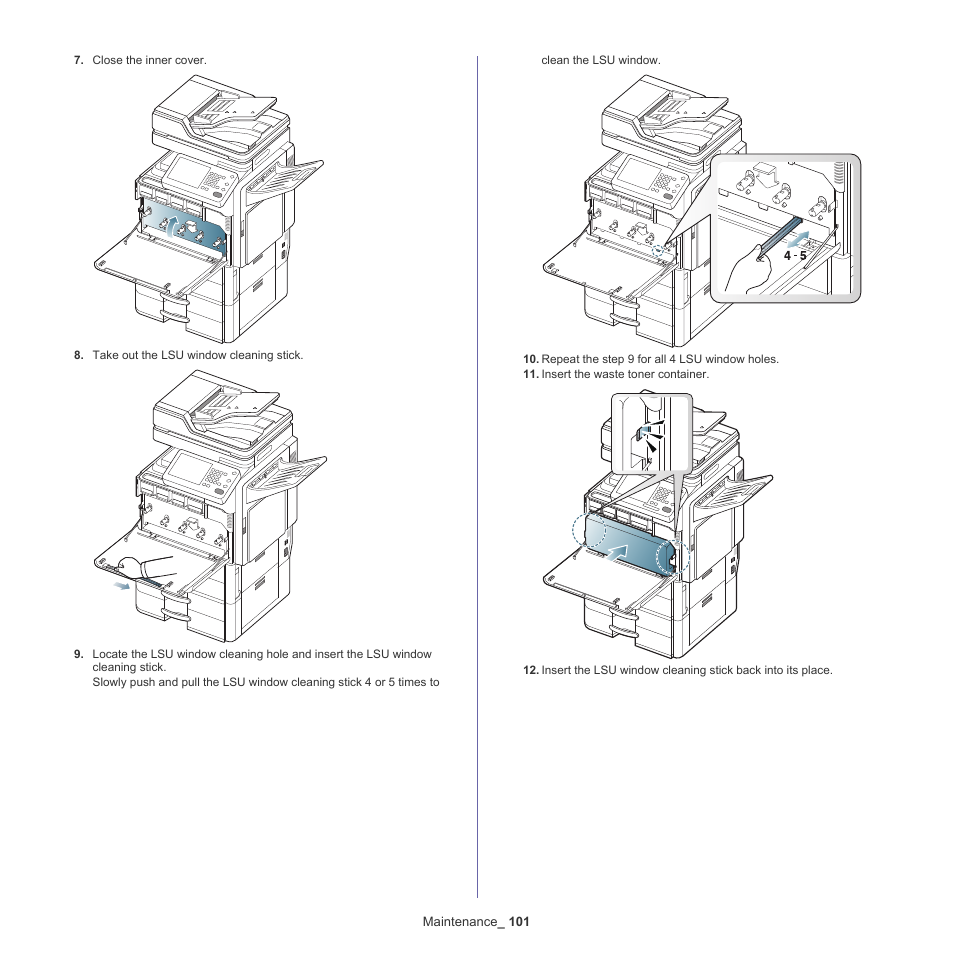 Samsung CLX-9250ND-XAA User Manual | Page 101 / 129