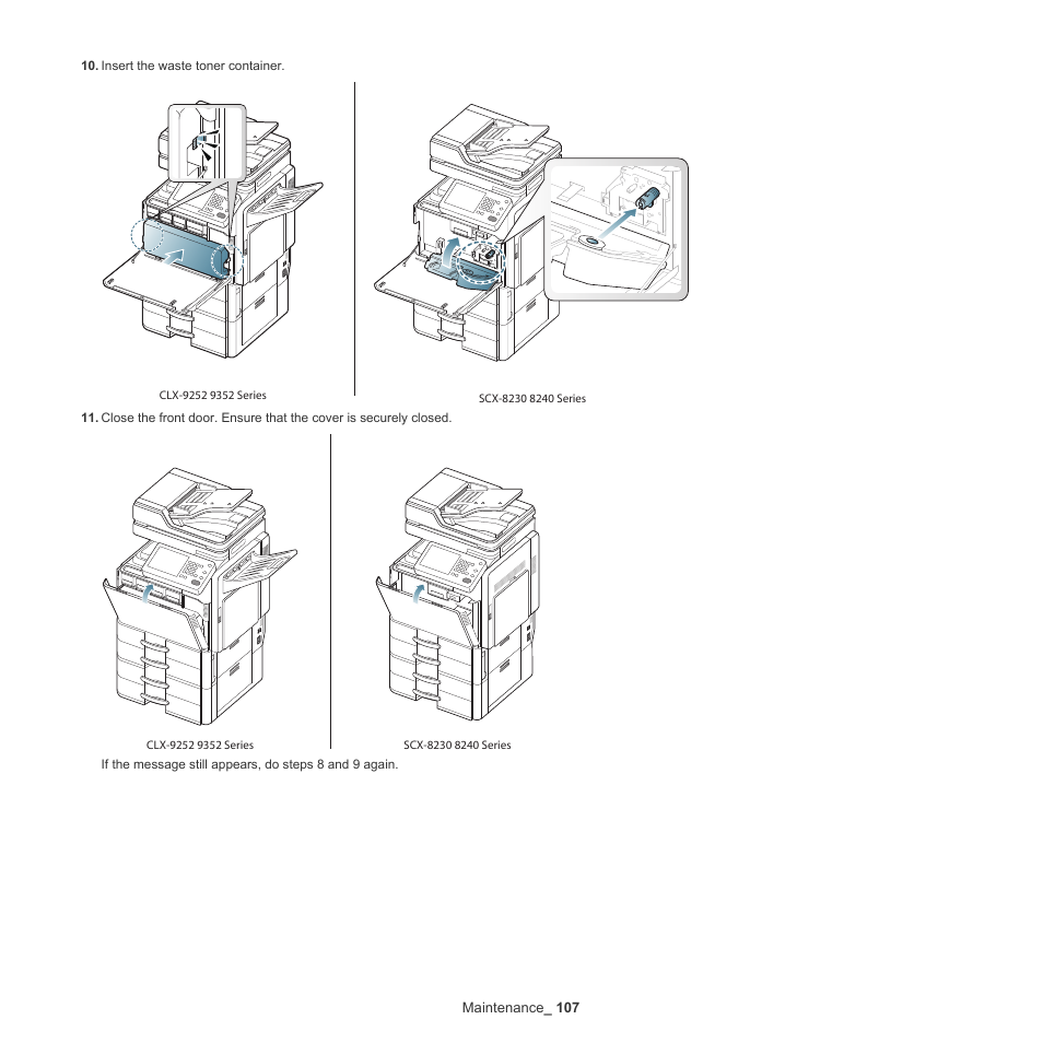 Samsung CLX-9250ND-XAA User Manual | Page 107 / 129