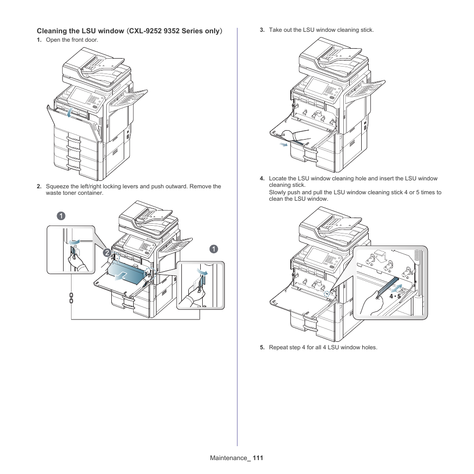 Samsung CLX-9250ND-XAA User Manual | Page 111 / 129