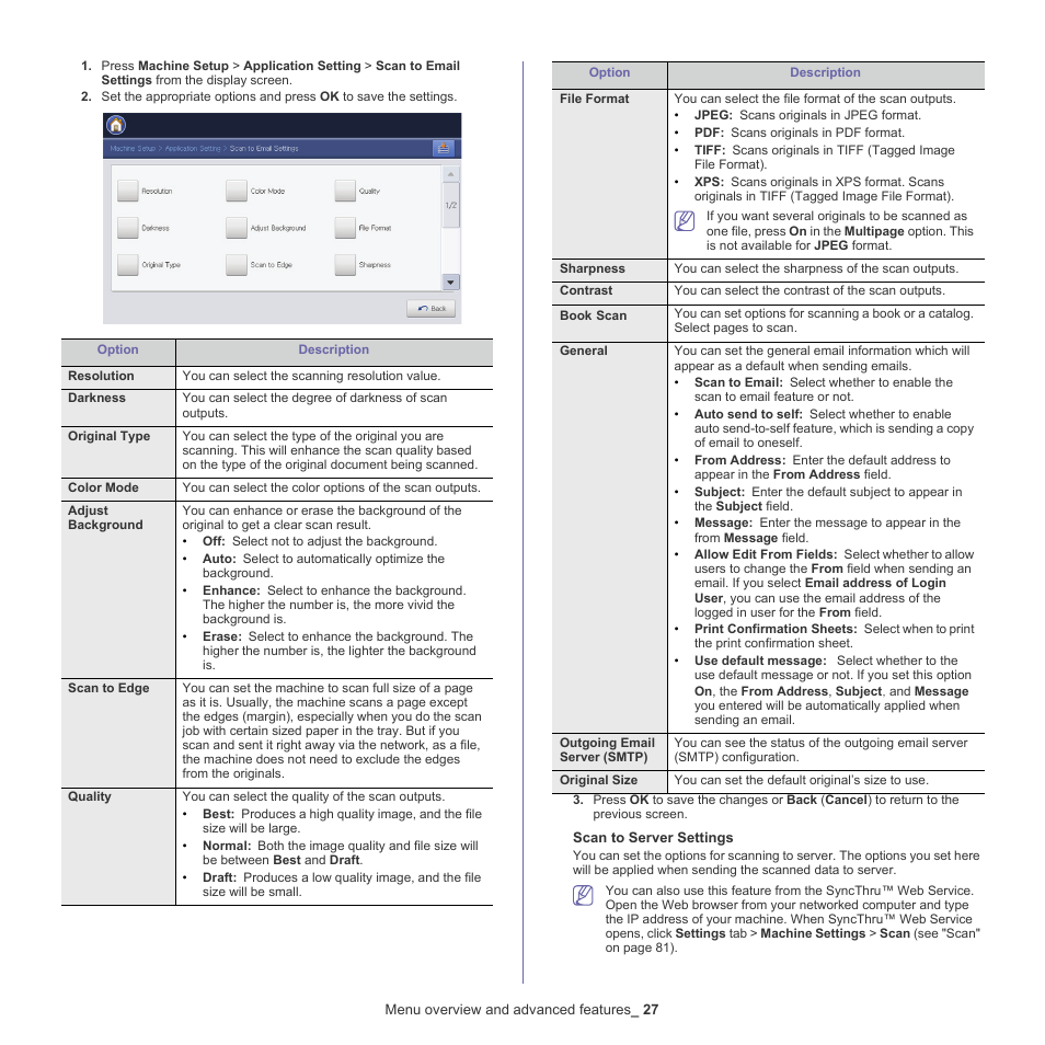 Samsung CLX-9250ND-XAA User Manual | Page 27 / 129