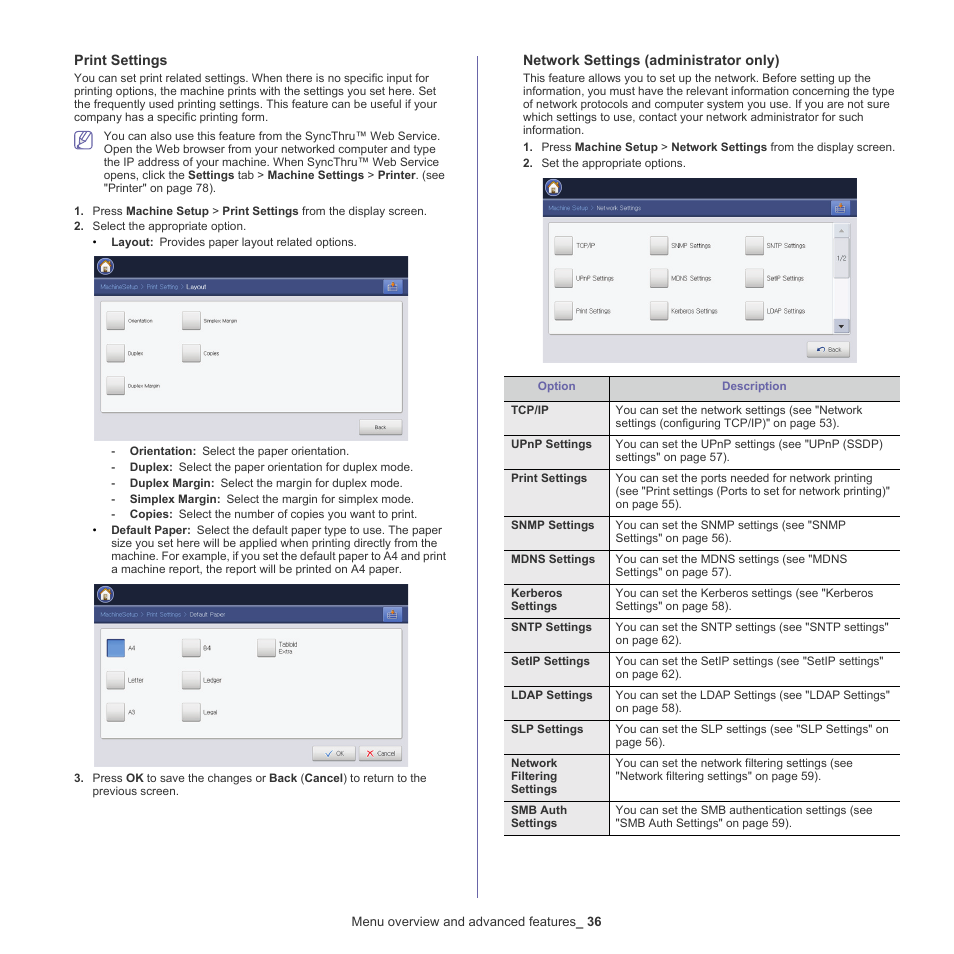 Print | Samsung CLX-9250ND-XAA User Manual | Page 36 / 129