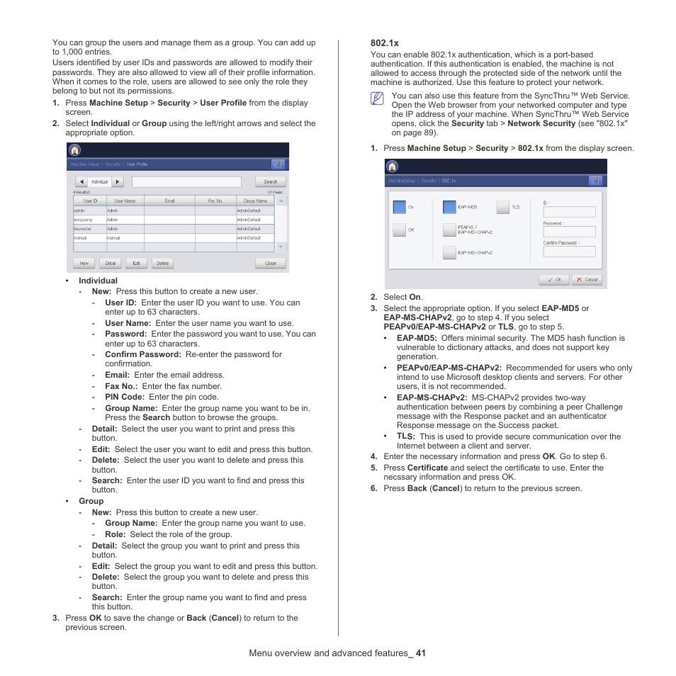 Samsung CLX-9250ND-XAA User Manual | Page 41 / 129