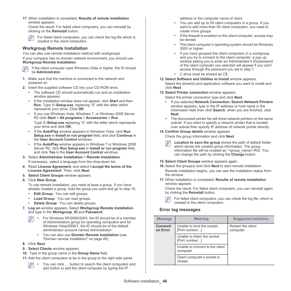 Samsung CLX-9250ND-XAA User Manual | Page 46 / 129