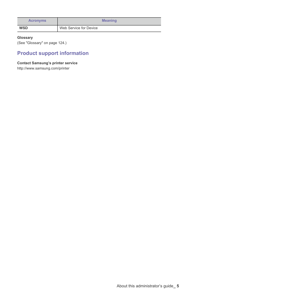 Product support information | Samsung CLX-9250ND-XAA User Manual | Page 5 / 129