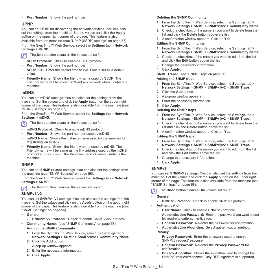 Samsung CLX-9250ND-XAA User Manual | Page 84 / 129