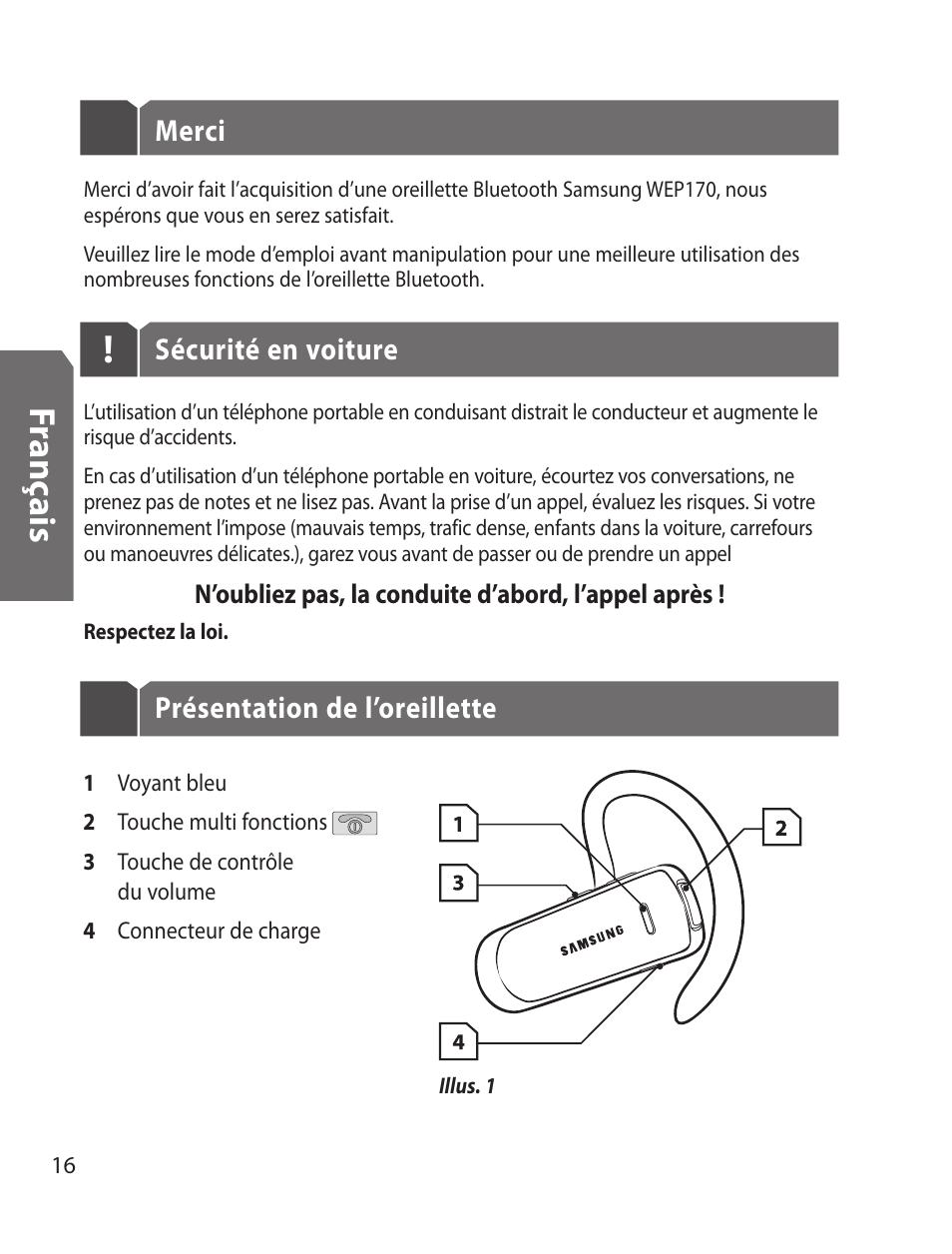 Fr an ça is | Samsung WEP170JBEG-XAR User Manual | Page 18 / 58