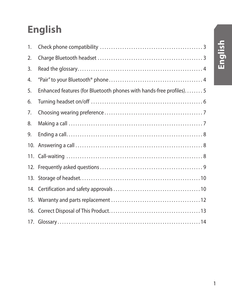 English, En g lis h | Samsung WEP170JBEG-XAR User Manual | Page 3 / 58
