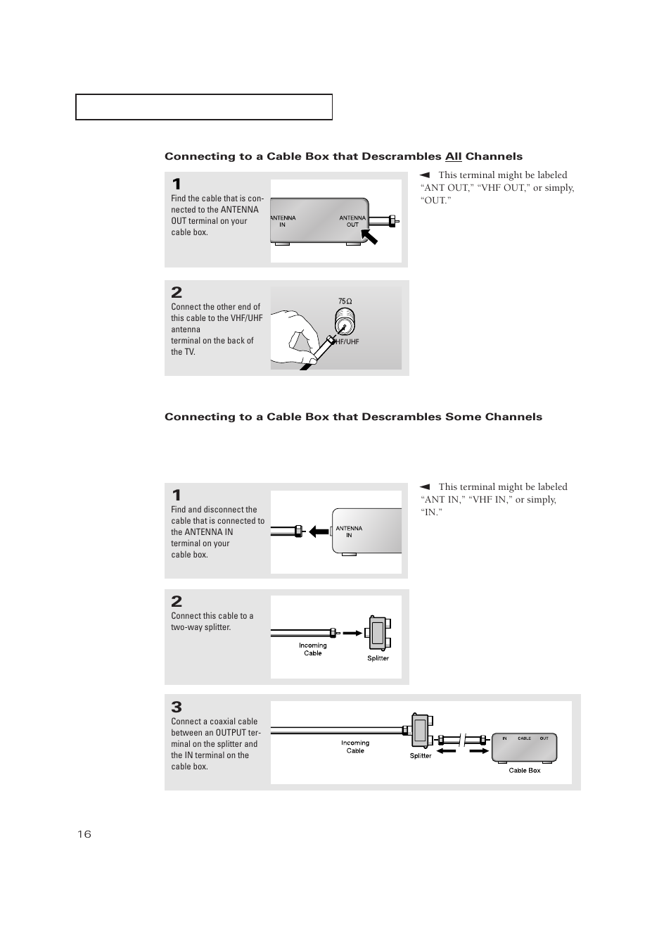 Samsung TXP3271HX-XAA User Manual | Page 16 / 79