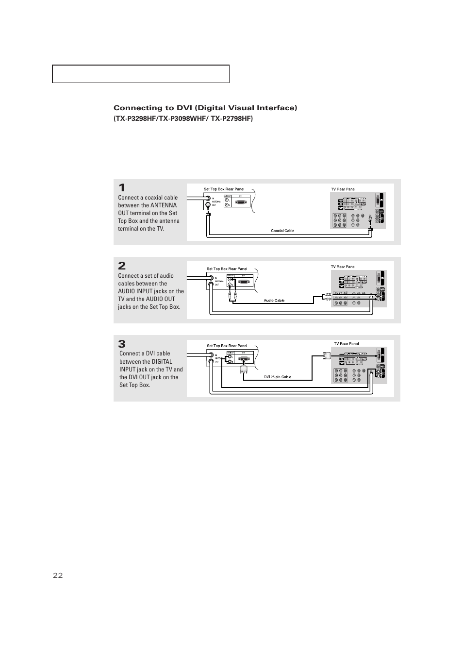 Samsung TXP3271HX-XAA User Manual | Page 22 / 79