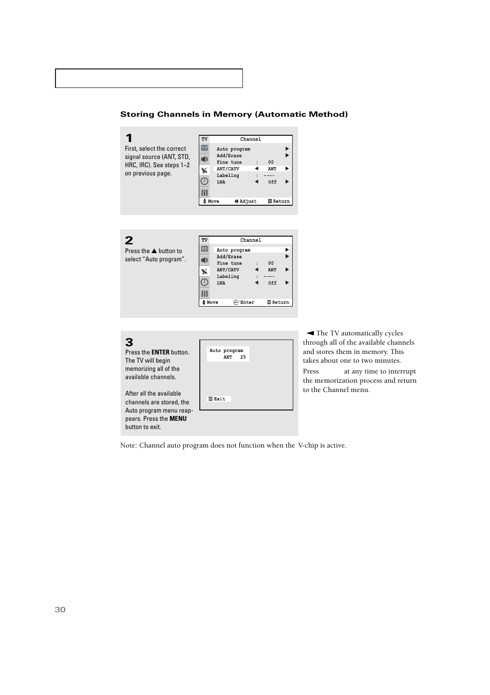 Samsung TXP3271HX-XAA User Manual | Page 30 / 79