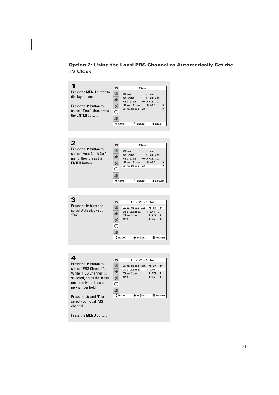 Samsung TXP3271HX-XAA User Manual | Page 35 / 79