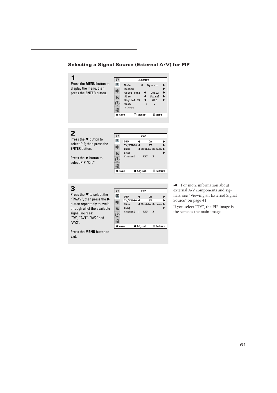 Samsung TXP3271HX-XAA User Manual | Page 61 / 79