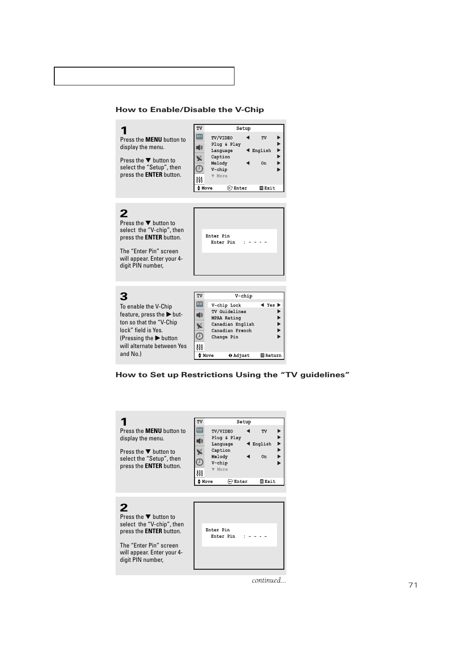 Samsung TXP3271HX-XAA User Manual | Page 71 / 79
