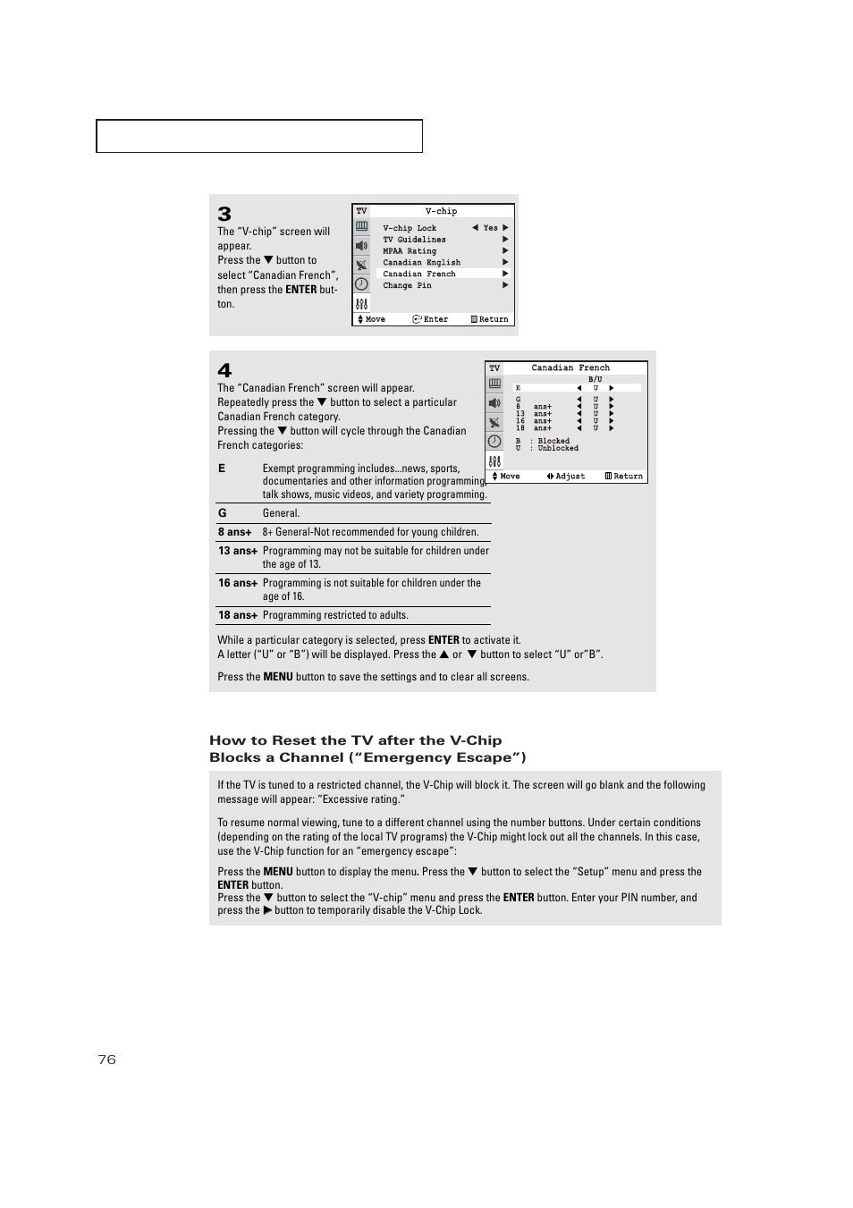 Samsung TXP3271HX-XAA User Manual | Page 76 / 79