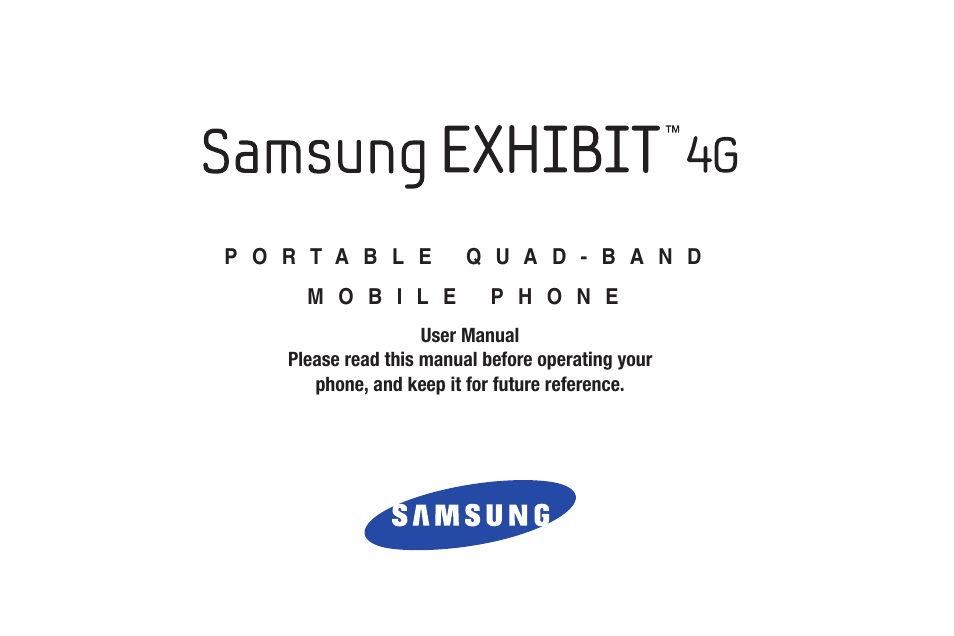 Samsung SGH-T759ZPBTMB User Manual | 259 pages