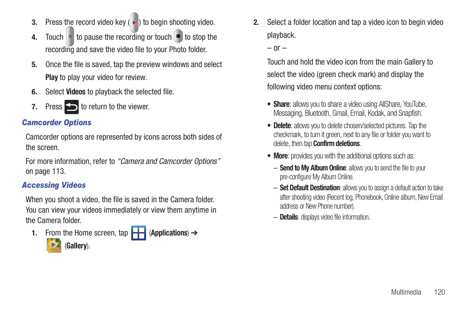 Samsung SGH-T759ZPBTMB User Manual | Page 125 / 259