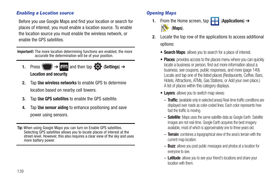 Samsung SGH-T759ZPBTMB User Manual | Page 144 / 259