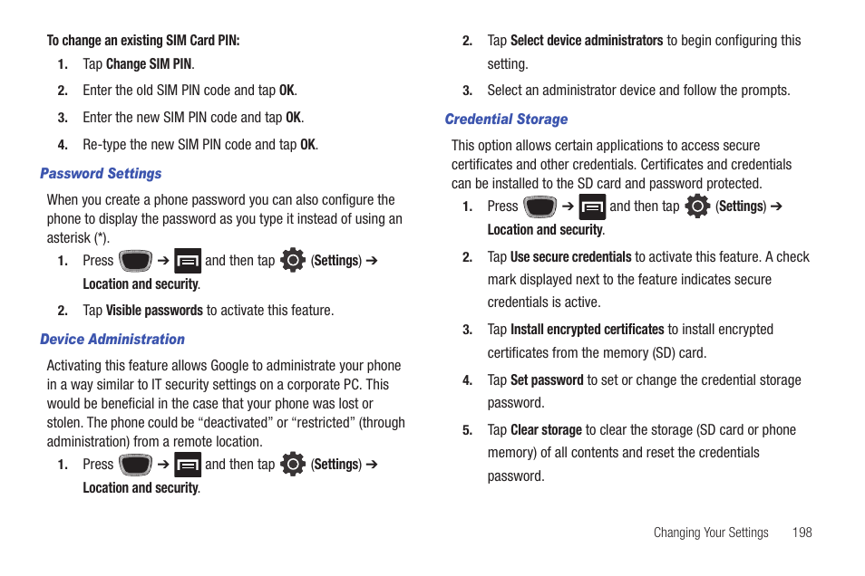 Samsung SGH-T759ZPBTMB User Manual | Page 203 / 259