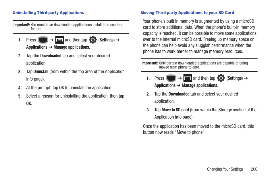 Samsung SGH-T759ZPBTMB User Manual | Page 205 / 259