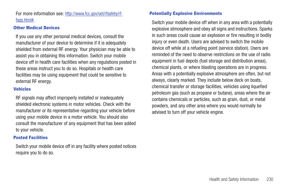 Samsung SGH-T759ZPBTMB User Manual | Page 235 / 259