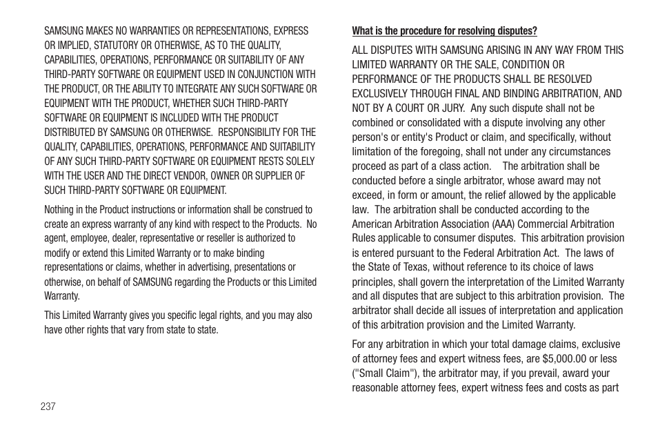 Samsung SGH-T759ZPBTMB User Manual | Page 242 / 259