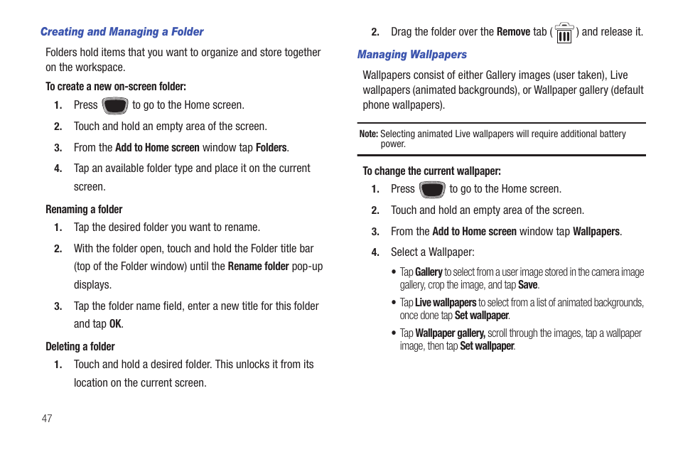 Samsung SGH-T759ZPBTMB User Manual | Page 52 / 259