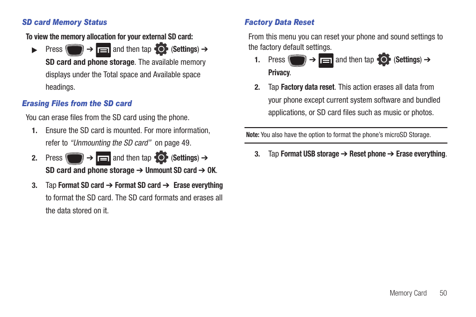 Samsung SGH-T759ZPBTMB User Manual | Page 55 / 259