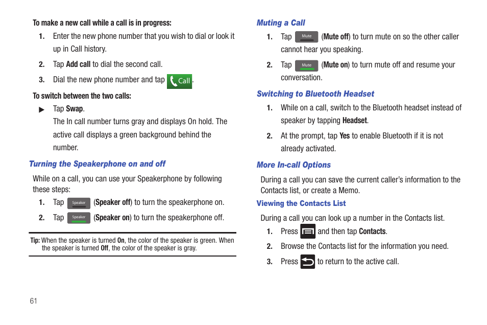 Samsung SGH-T759ZPBTMB User Manual | Page 66 / 259