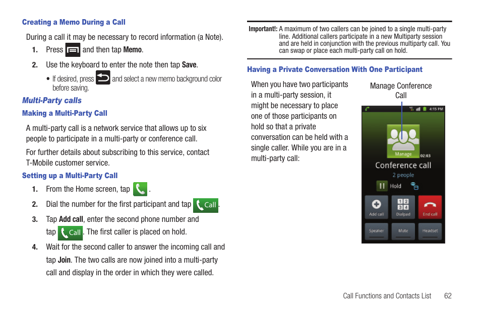 Samsung SGH-T759ZPBTMB User Manual | Page 67 / 259