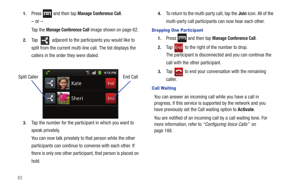 Samsung SGH-T759ZPBTMB User Manual | Page 68 / 259