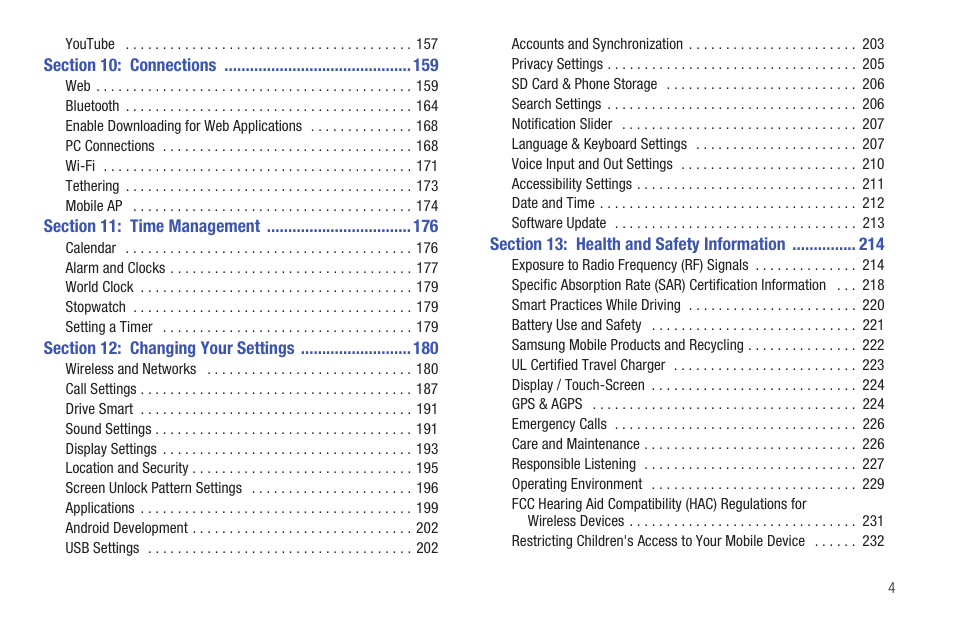 Samsung SGH-T759ZPBTMB User Manual | Page 9 / 259