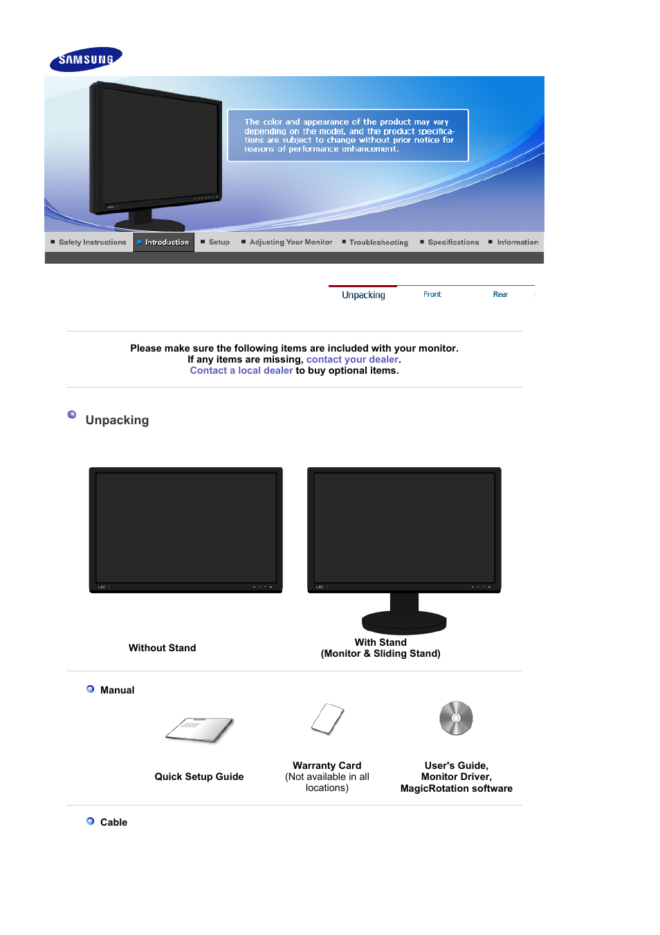 Samsung LS24EDBLB-XAA User Manual | Page 2 / 15