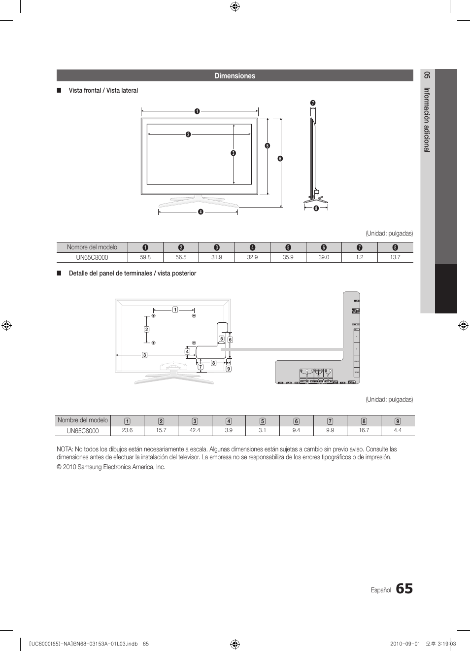 Samsung UN65C8000XFXZA User Manual | Page 131 / 199