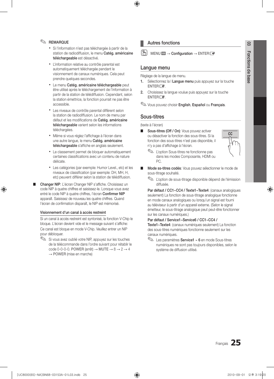 Samsung UN65C8000XFXZA User Manual | Page 157 / 199