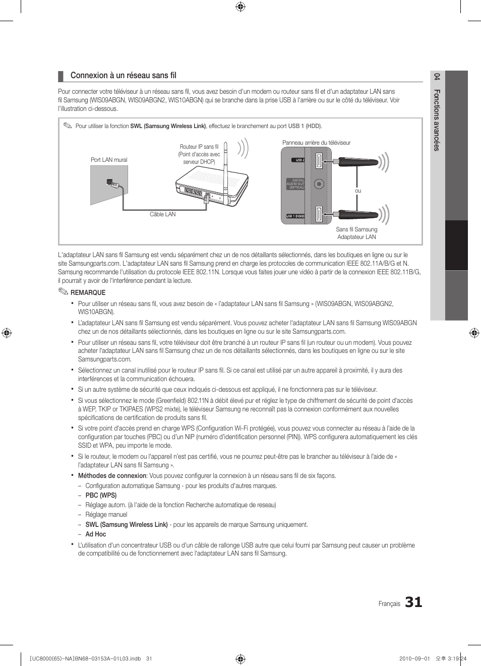 Samsung UN65C8000XFXZA User Manual | Page 163 / 199