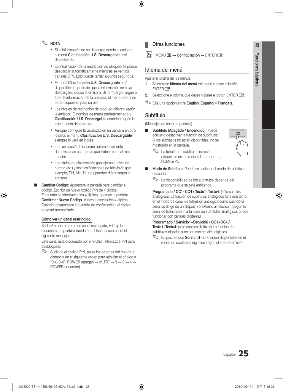 Samsung UN65C8000XFXZA User Manual | Page 91 / 199