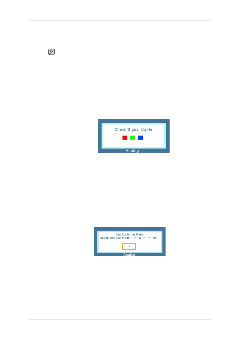 Troubleshooting, Self-test feature check, Warning messages | Environment | Samsung LS22AQWJFV-XAA User Manual | Page 10 / 15