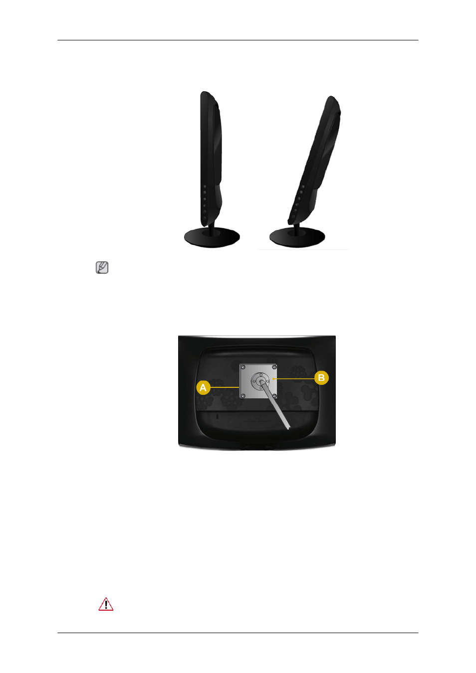 Using the stand, Folding the base, Attaching a base | Samsung LS22AQWJFV-XAA User Manual | Page 8 / 15